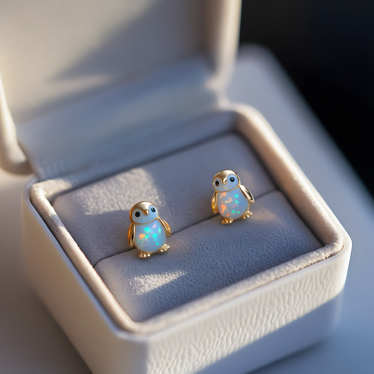 Elodie™ Opal Penguin Stud Earrings
