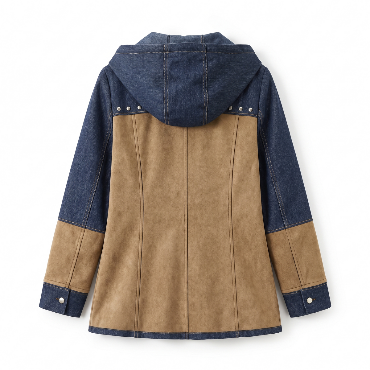 Margot™ Patchwork Hooded Jacket