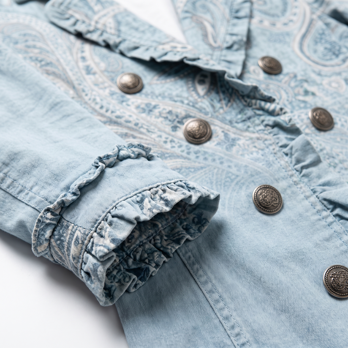Florence™ Vintage Paisley Pleated Jacket