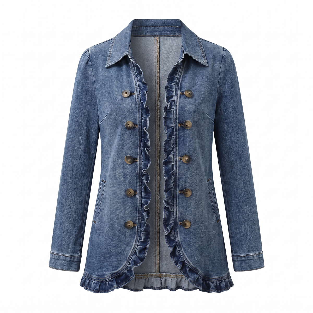 Lucienne™ Pleated Ruffle Jacket