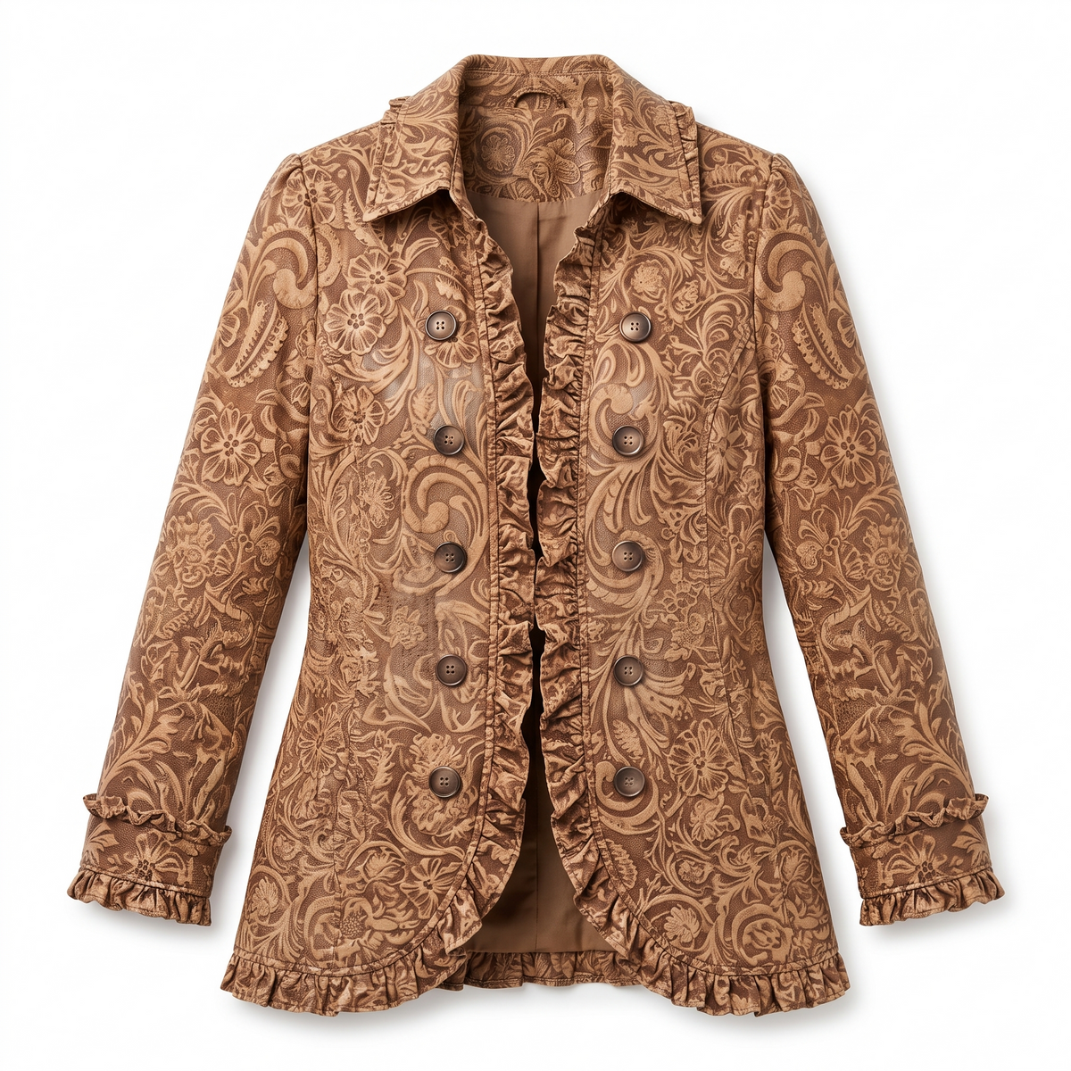 Juliette™ Boho Floral Pleated Jacket
