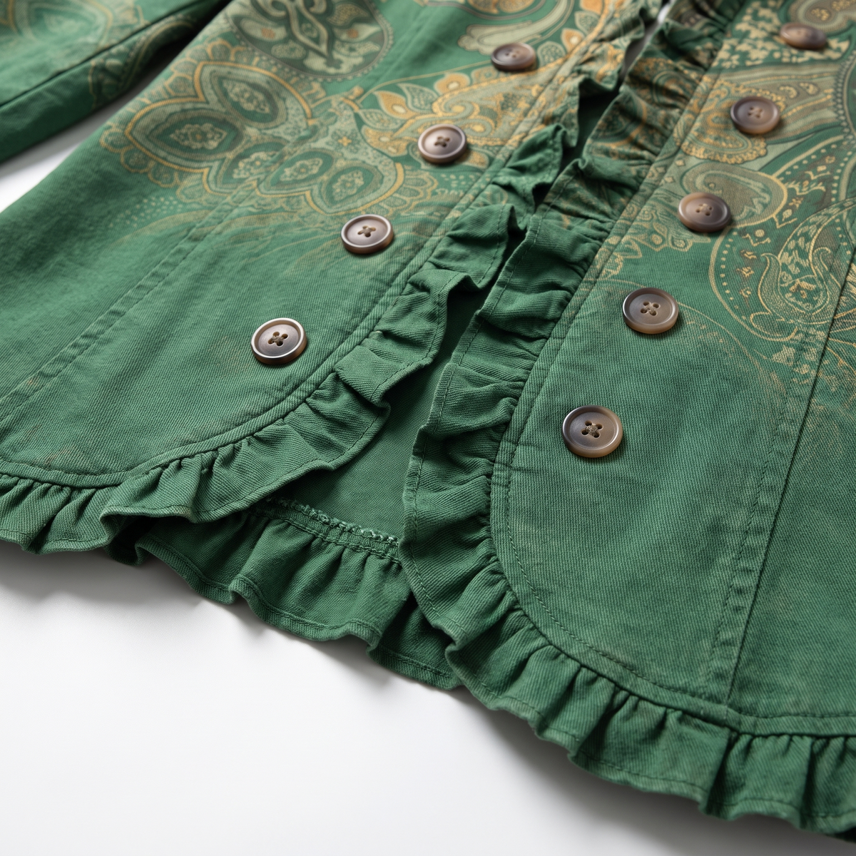 Noelle™ Boho Paisley Pleated Jacket