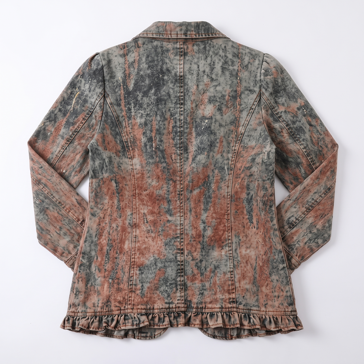 Estelle™ Vintage Textured Ruffle Jacket