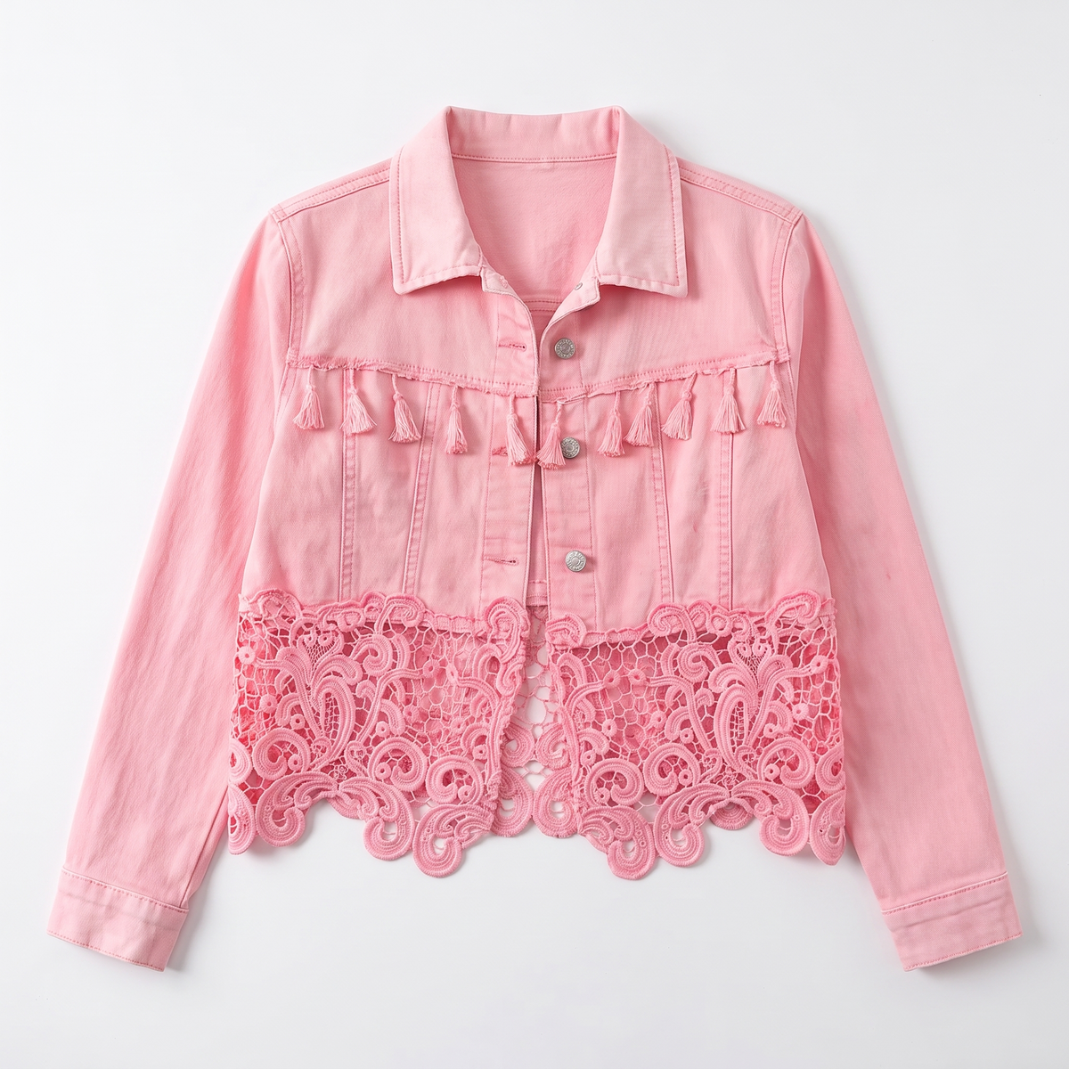 Genevieve™ Fringe Lace Jacket