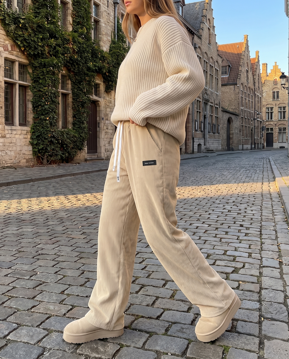 Margot™ Corduroy Wide-Leg Trousers