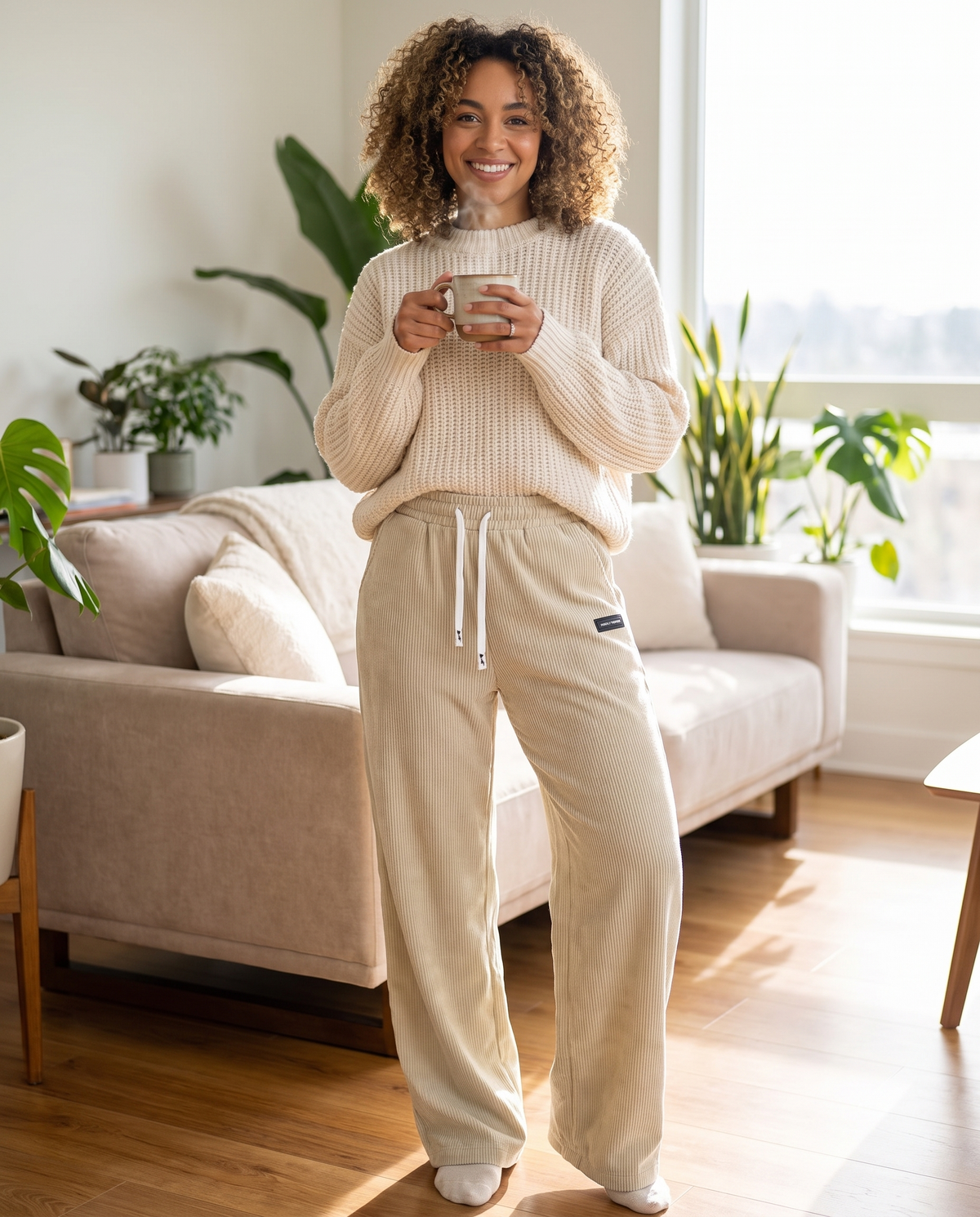 Margot™ Corduroy Wide-Leg Trousers
