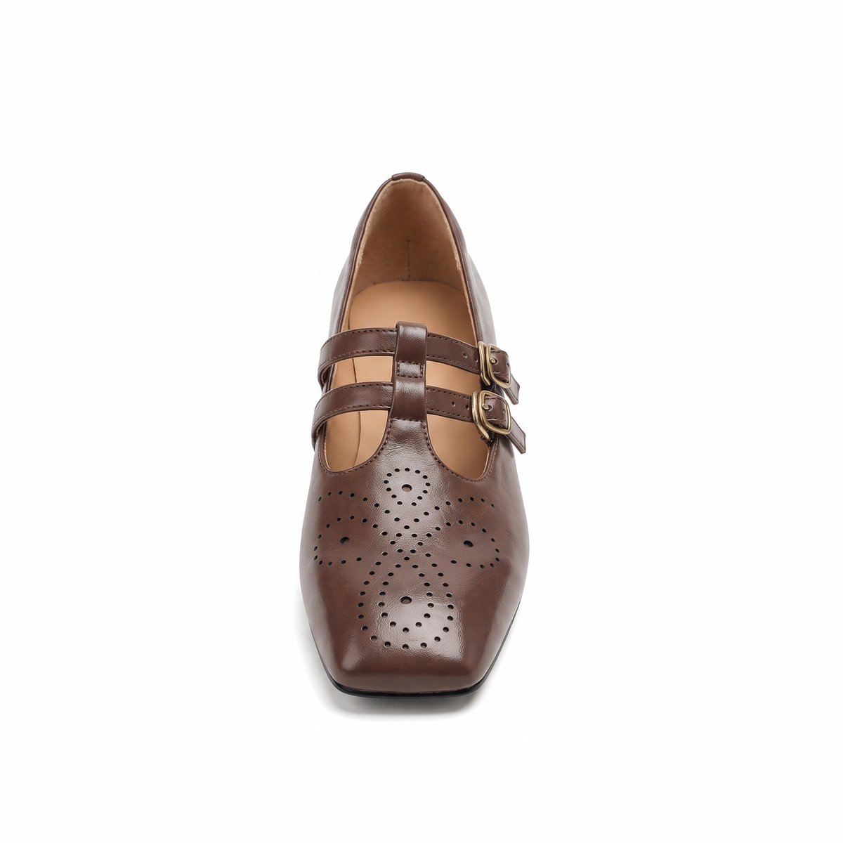 Estelle™ Vintage Double-Buckle Heels
