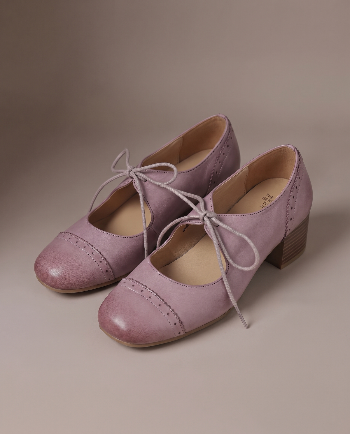 Lucienne™ Vintage Lace-Up Heels