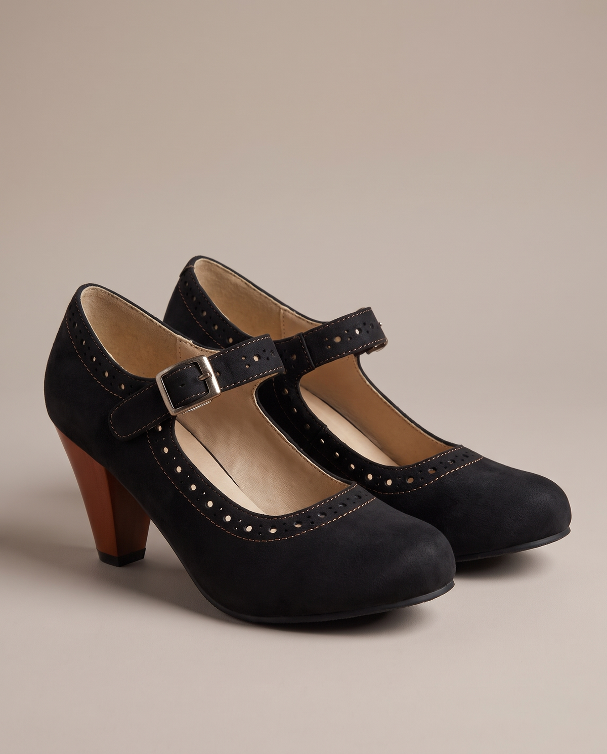 Juliette™ Gold Buckle Mary Janes