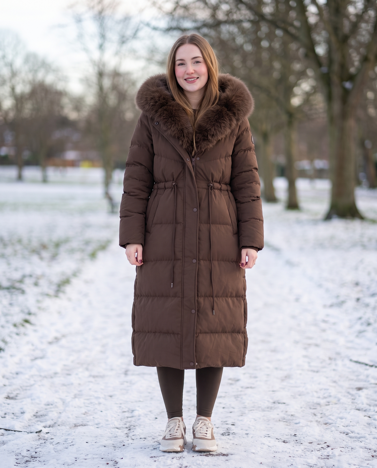 Charlotte™ Fur-Trim Puffer Coat