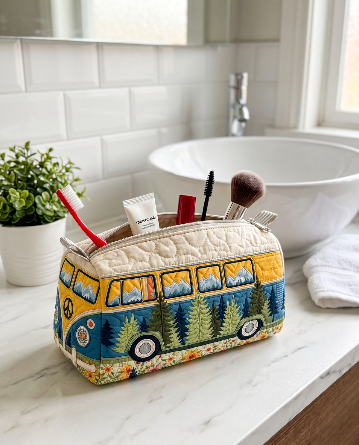 PINE | MOUNTAIN FOREST CAMPER COSMETIC BAG