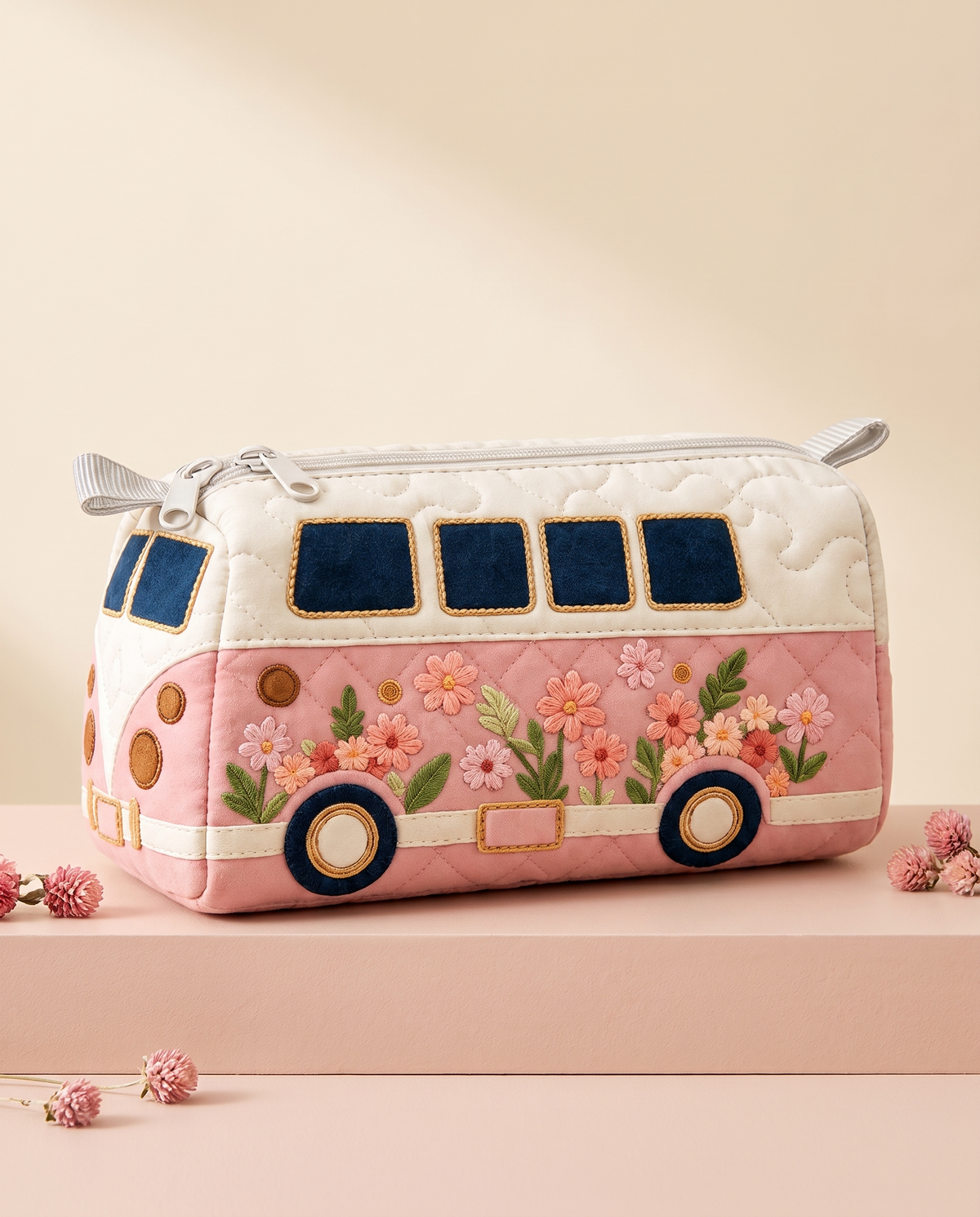 BLOOM | FLORAL CAMPER COSMETIC BAG