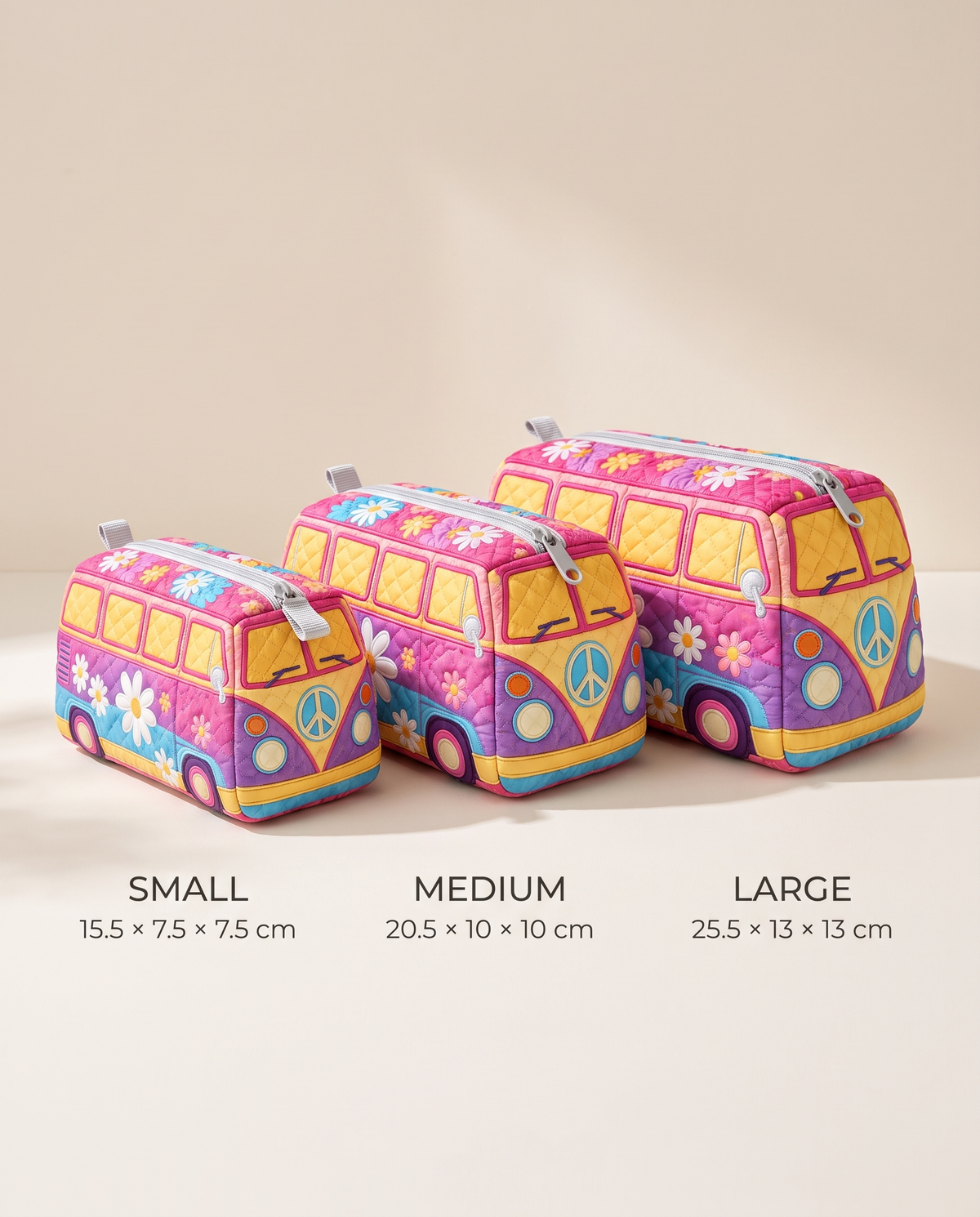DAISY | PASTEL DAISY CAMPER COSMETIC BAG