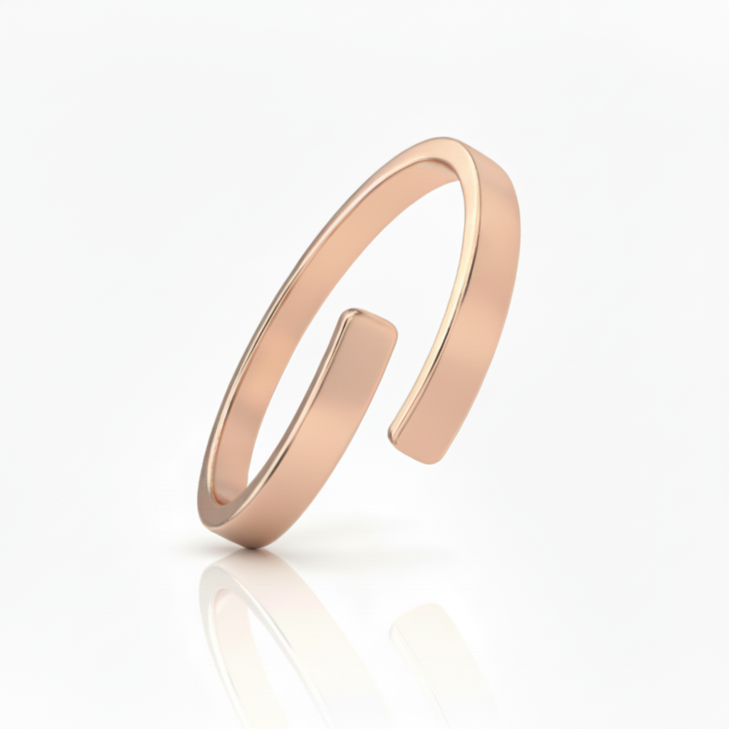 Adjustable Double Name Ring