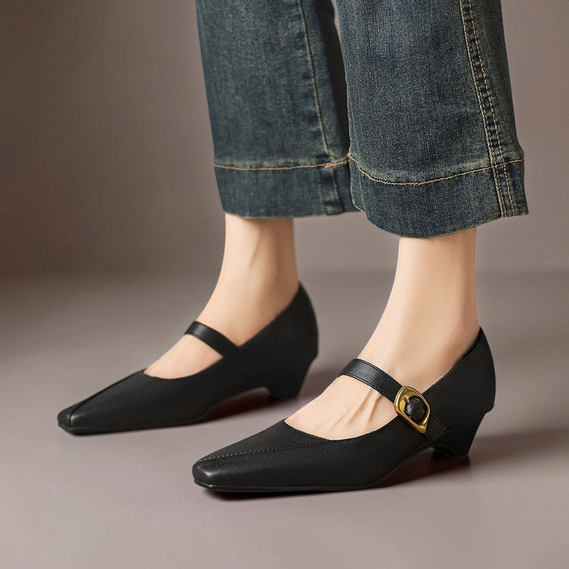 Valentina™ Classic Buckle Heels
